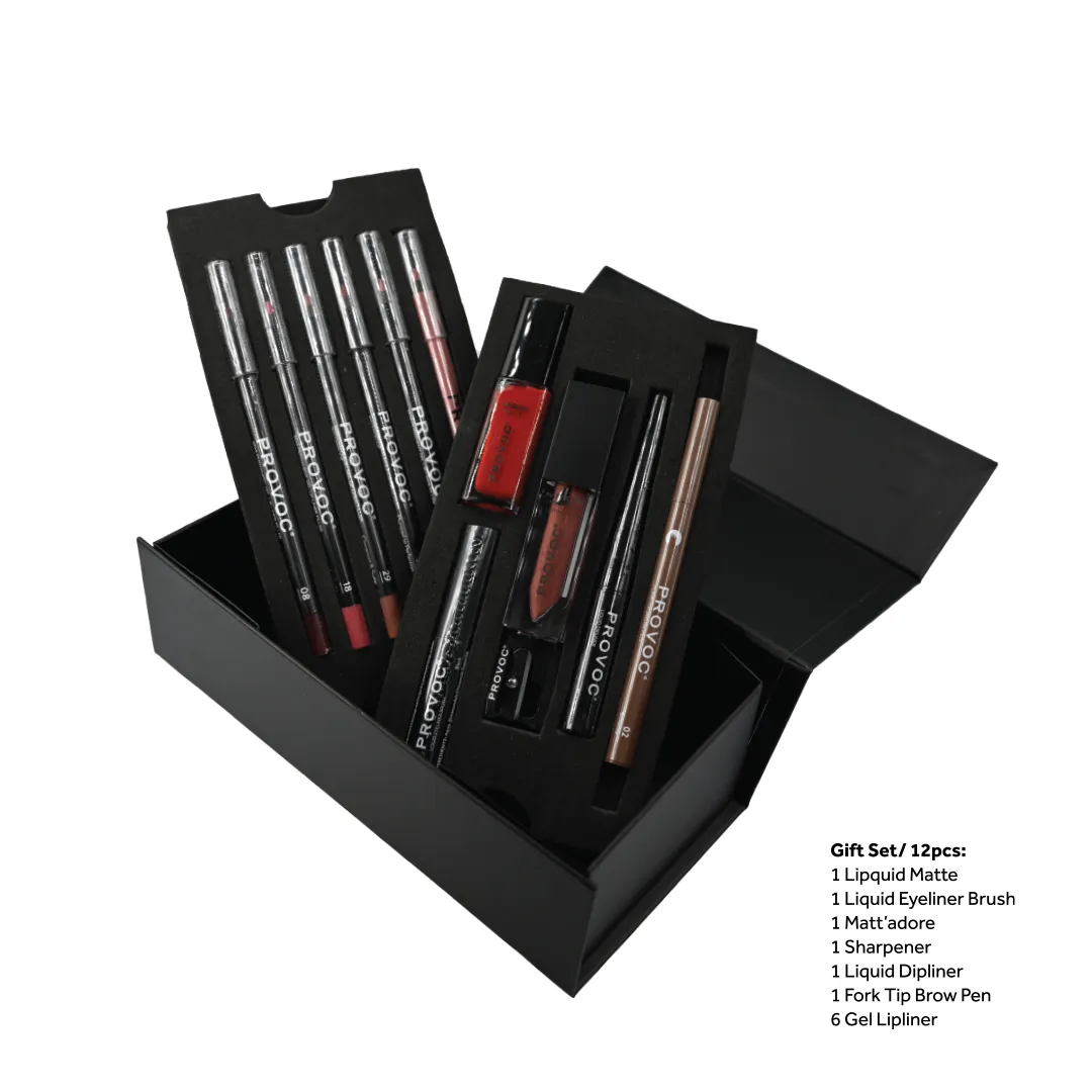 PROVOC Make-Up Gift Set 18 (Peel & Stick Box) 12pcs