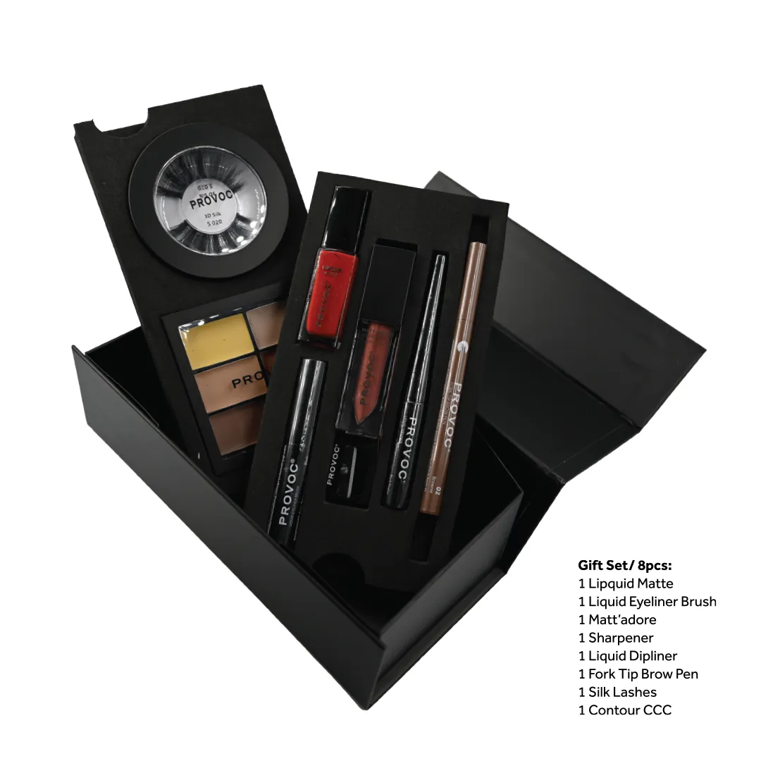 PROVOC Make-Up Gift Set 13 (Peel & Stick Box) 8pcs
