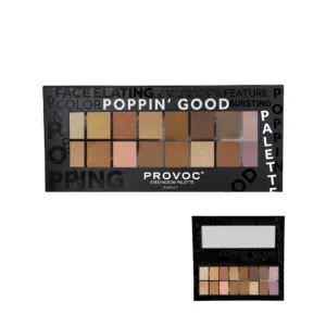 PROVOC POPPIN' GOOD Eyeshadow Earthly Palette 16 Colors