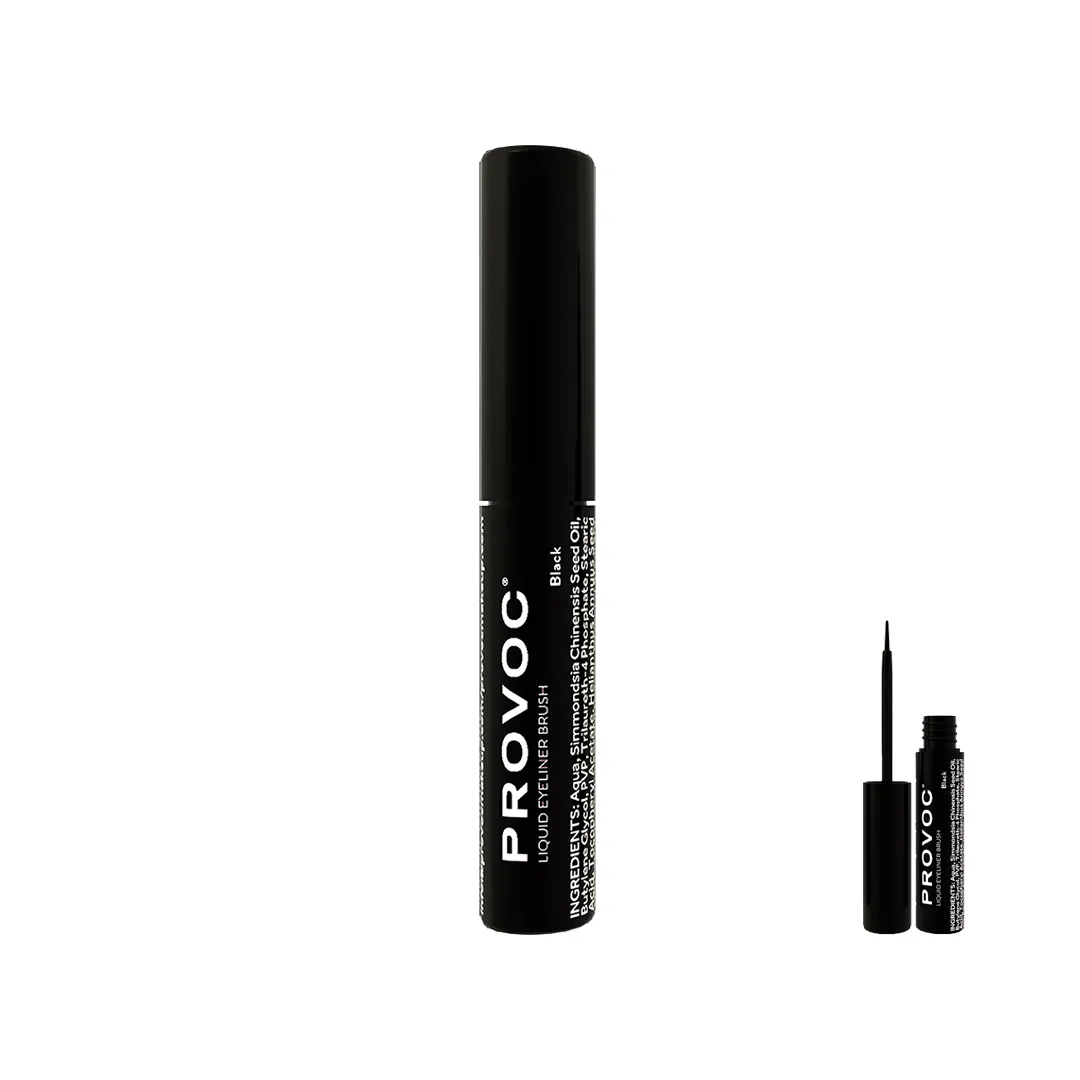 PROVOC LIQUID EYELINER Brush Black