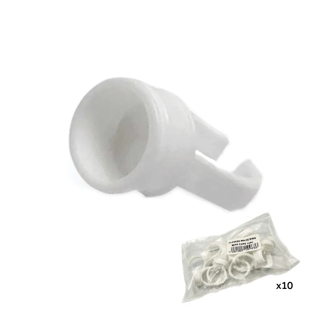 CLASHES White Ring With Cup Bag 10pcs