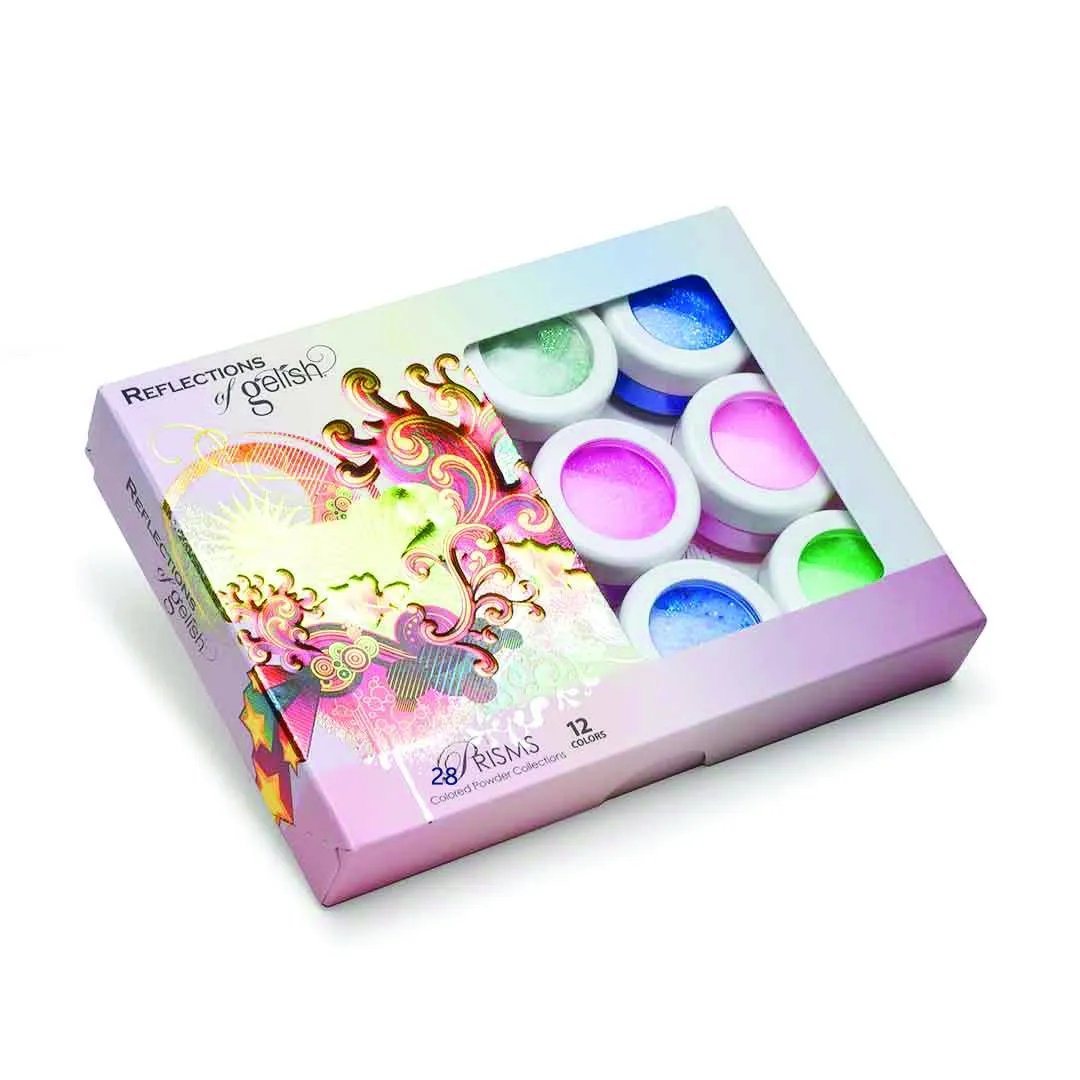 GELISH PROHESION 01234 Prisms Set (12 Holographic Film Color Powders 7g)