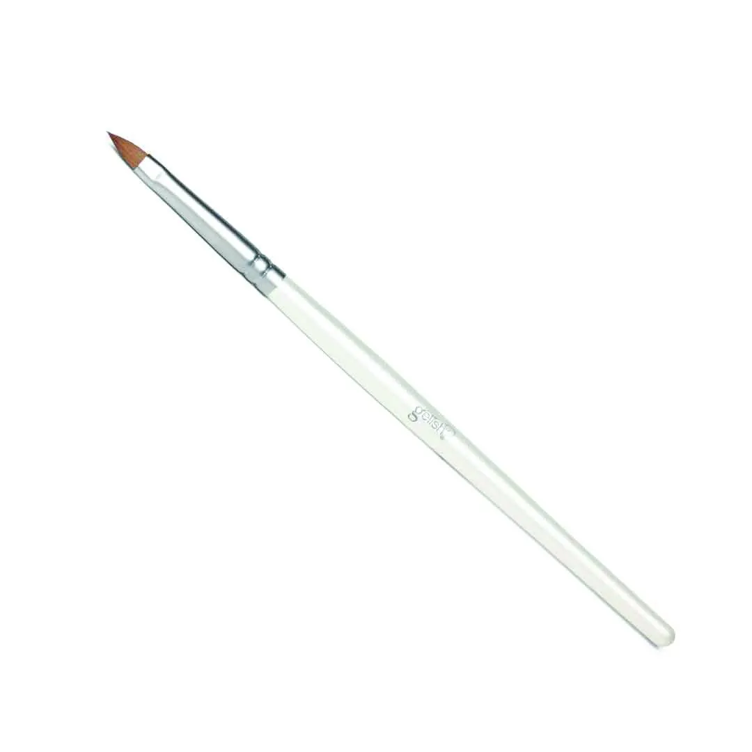 GELISH PROHESION Brush Nail Art White Pearl Handle 01219