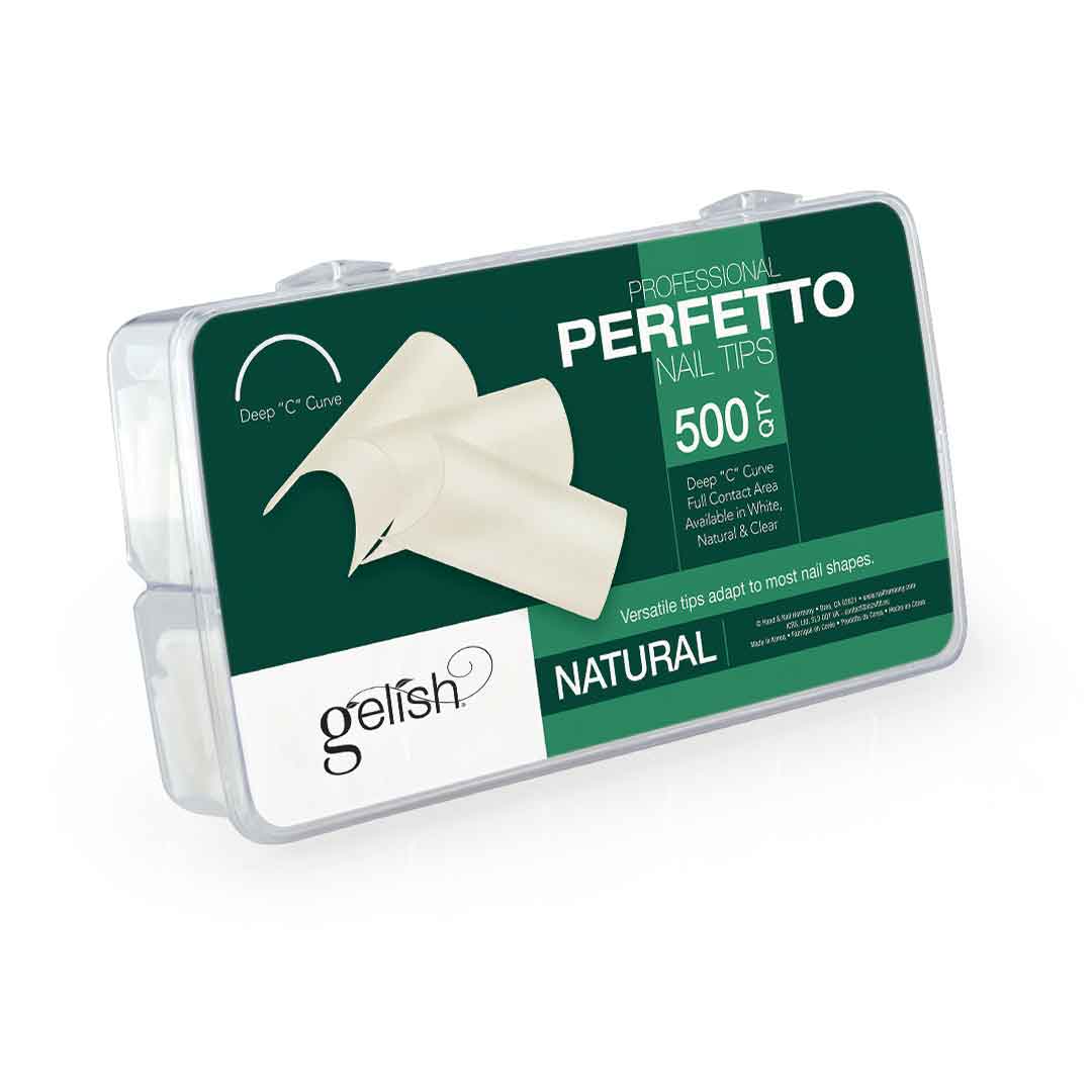 GELISH PERFETTO Nail Tips Natural 01186 500 pcs
