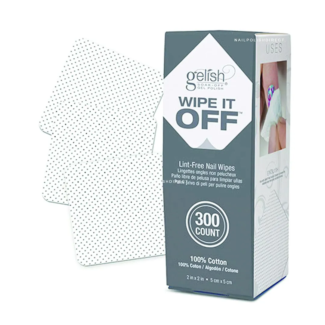 GELISH 01925 Wipe It Off Lint Free 300CT