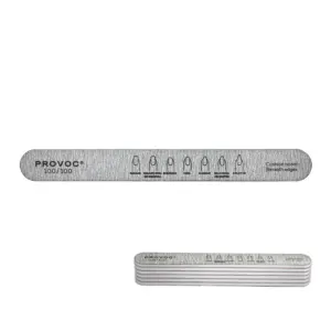 PROVOC File CB Straight Zebra - 6pcs