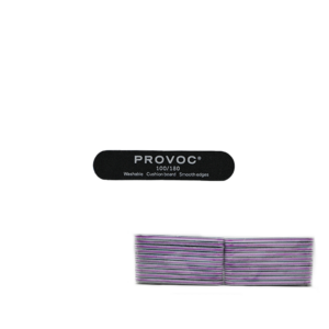 PROVOC File CB Premium Straight Black 100/180 90*19*4 - 20pcs "Washable"