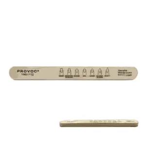 PROVOC File WB Premium Straight White 180/220 6pcs