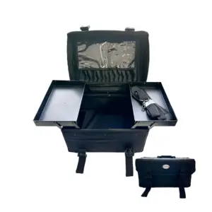 PROVOC Nylon Trolley Case Set Black (SD1011)