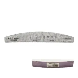PROVOC File Half Moon Zebra 100/180 6pcs