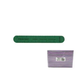 PROVOC File CB Premium Straight Green 100/180 140*19*4 - 20pcs "Washable"