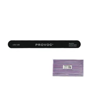 PROVOC File CB Premium Straight Black 100/180 178*19*4 - 20pcs "Washable"